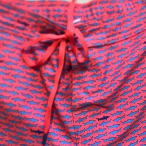 Southern tide shark patterned swim trunks